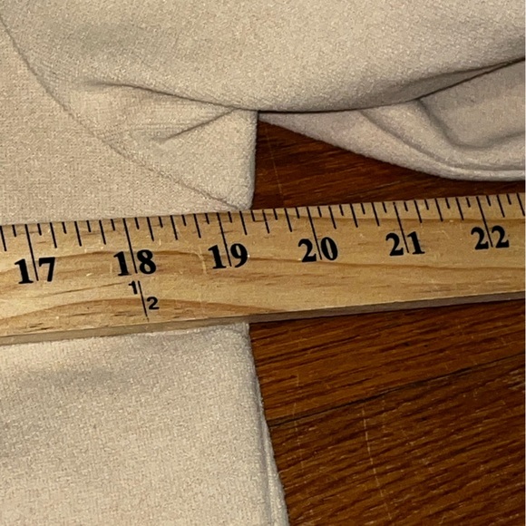 Dudley Stephens Carroll st top medium terry fleece beige oversized spring summer - Picture 5 of 11